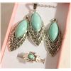 Image 1 : NEW NECKLACE AND RING WITH EARRINGS