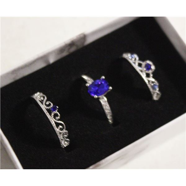 NEW 3PCS/SET RING SET SZ9