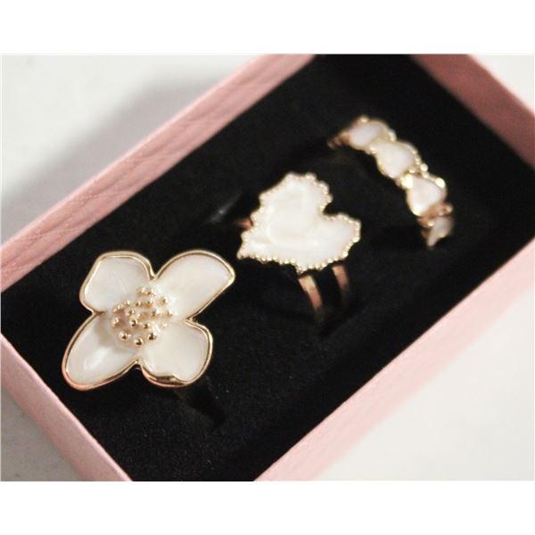 NEW 3PCS/SET RING SET SZ8