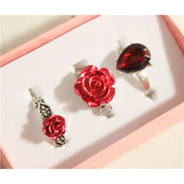 NEW 3PCS/SET RING SET SZ9