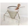 Image 1 : VINTAGE CONE FOOD PRESS & STRAINER SET
