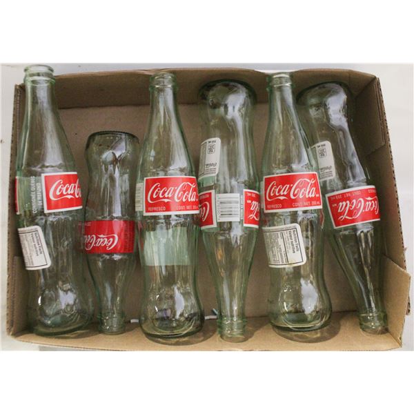 GLASS POP BOTTLES