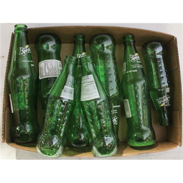 GLASS POP BOTTLES