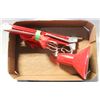 Image 1 : RED DESK LAMP W/SCREW ON CLAMP
