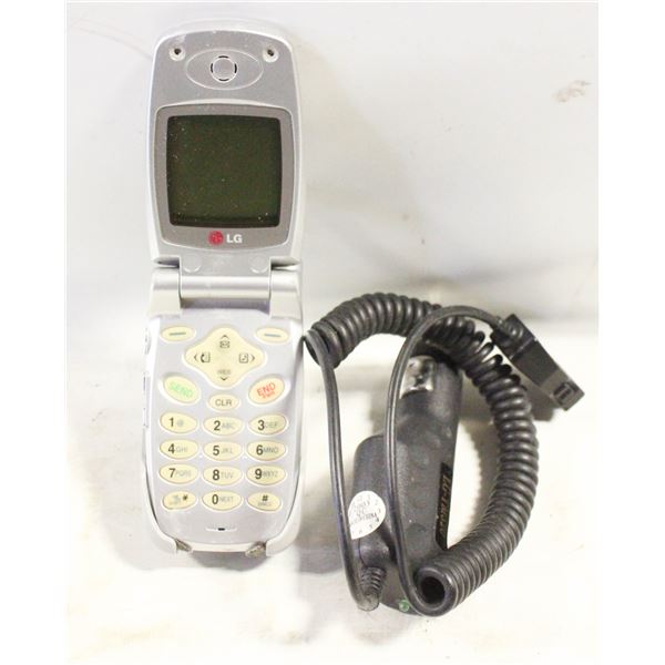 LG FLIP PHONE WITH CAHARGE CORD