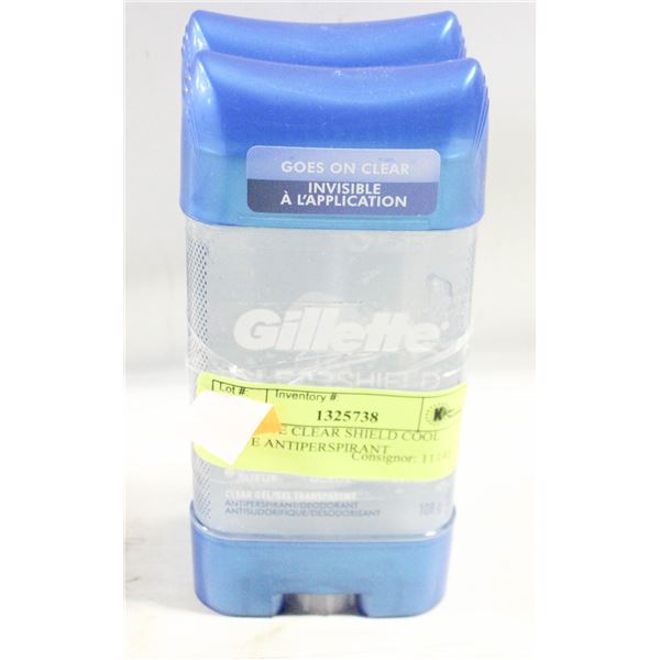 GILLETTE CLEAR SHIELD COOL WAVE ANTIPERSPIRANT