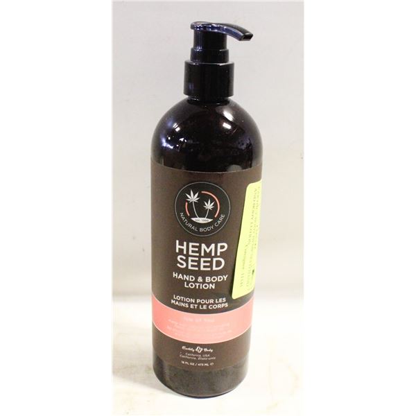 EARTHLY BODY HEMP SEED HAND AND BODY LOTION