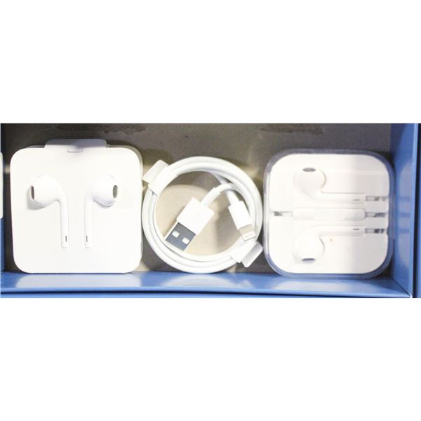 APPLE EAR PODS (2) WITH CHARGING CORD