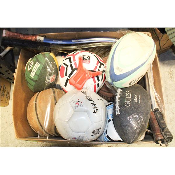 LARGE LOT OF SPORTS EQUIPMENT