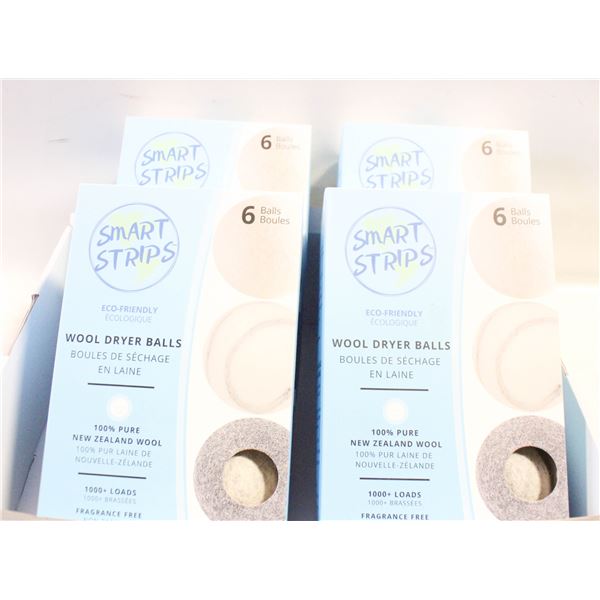 NEW 24-PACK WOOL DRYER BALLS 100% NEW ZEALAND