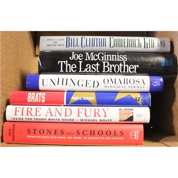 BOOKS- BOX LOT ASSORTED