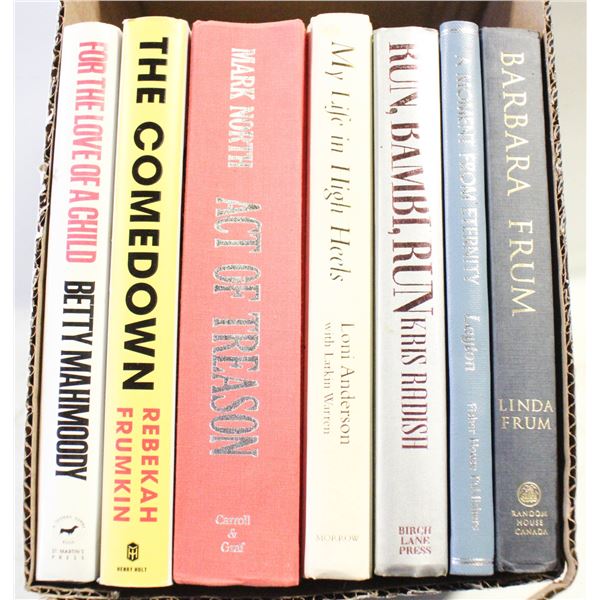 BOOKS- BOX LOT ASSORTED