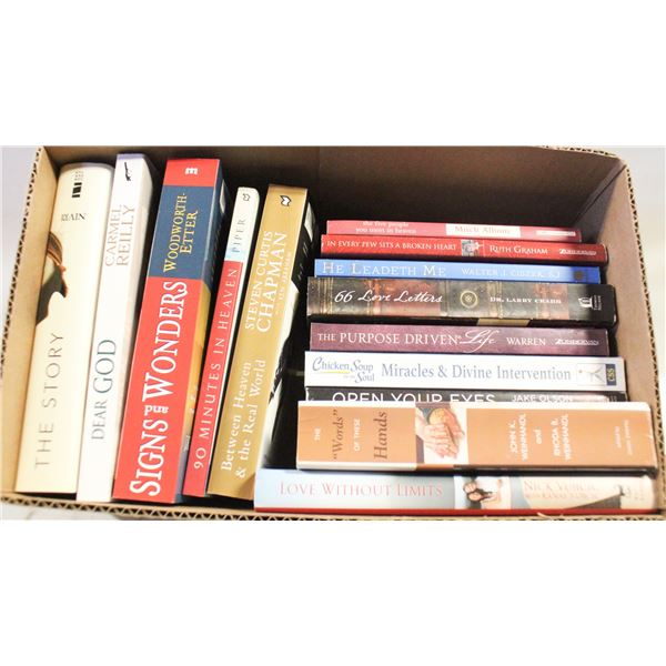 BOOKS- BOX LOT ASSORTED