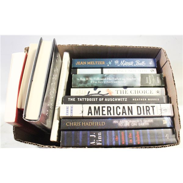 BOOKS- BOX LOT ASSORTED