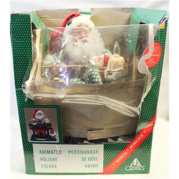 HOLIDAY CREATIONS ANIMATED/MUSICAL SANTA