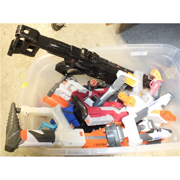 LOT OF LARGE NERF GUNS