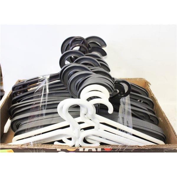LOT OF ASSORTED HANGERS