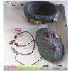 Image 1 : LADYBUG PIN / NECKLACE & STONE BOX