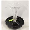 Image 1 : BLACK AND CLEAR GLASS 1 HORN EPRGNE