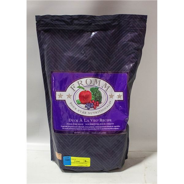 BAILIFF SEIZED 4LB FROMM DOG FOOD