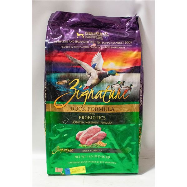 BAILIFF SEIZED 12.5LB ZIGNATURE DUCK FORMULA