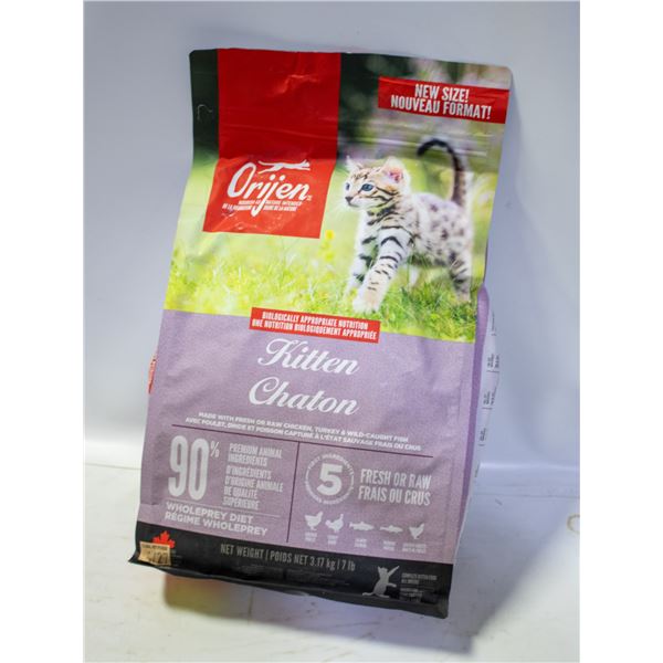 BAILIFF SEIZED: 7LBS ORIJEN WHOLEPRAY DIET KITTEN