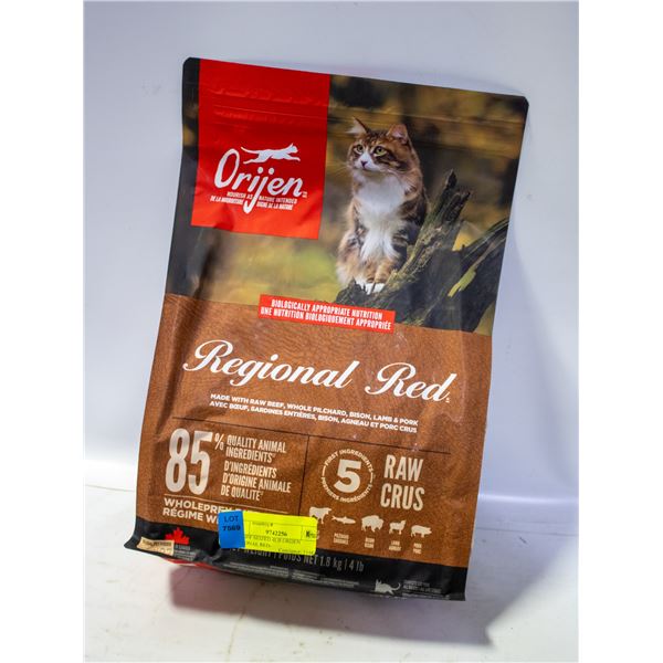 BAILIFF SEIZED 4LB ORIJEN REGIONAL RED-