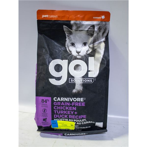 BAILIFF SEIZED 3LB GO! SOLUTIONS CARNIVORE