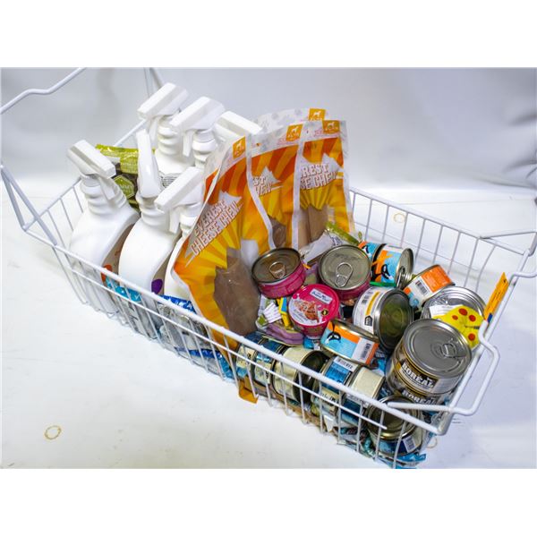 BAILIFF SEIZED: LOT OF PET FOOD PRODUCTS INCLUDES
