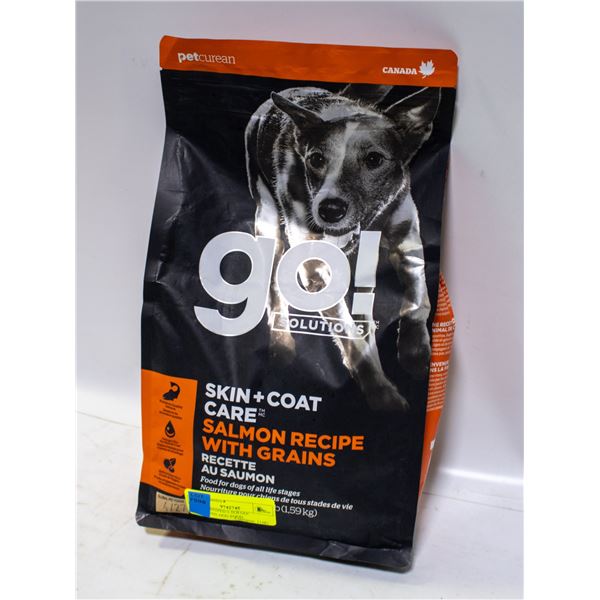 BAILIFF SEIZED 3.5LB GO! SOLUTIONS DOG FOOD