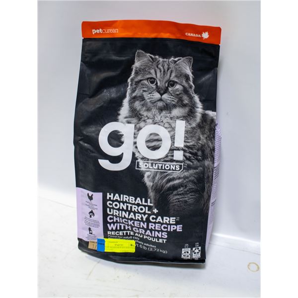 BAILIFF SEIZED 6LB GO! SOLUTIONS ADULT CAT