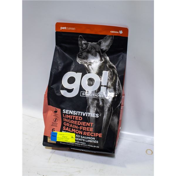 BAILIFF SEIZED 3.5LB GO! SOLUTIONS DOG FOOD