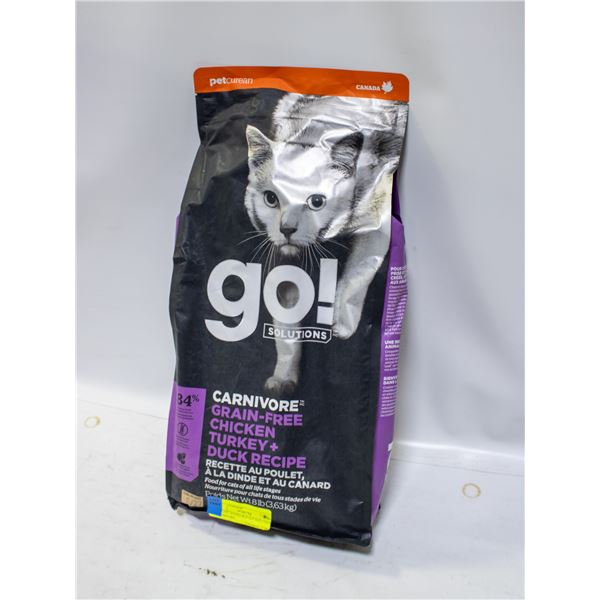 BAILIFF SEIZED 8LB GO! SOLUTIONS CARNIVORE