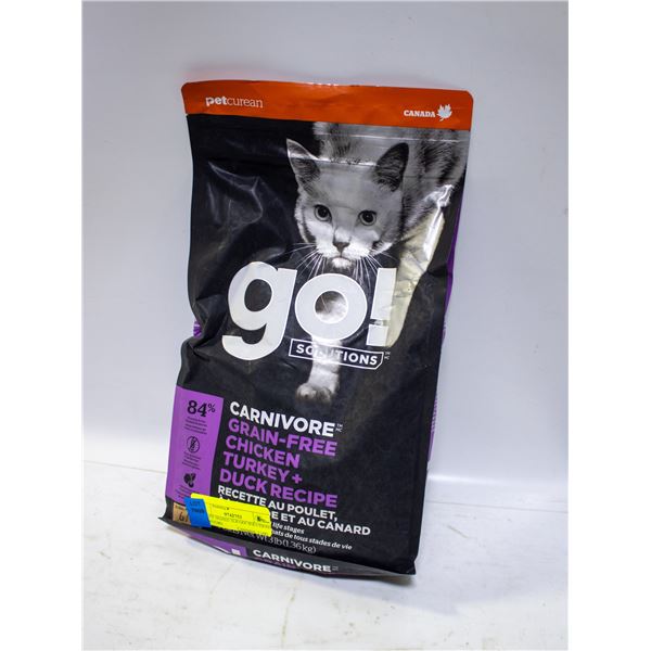 BAILIFF SEIZED 3LB GO! SOLUTIONS CARNIVORE