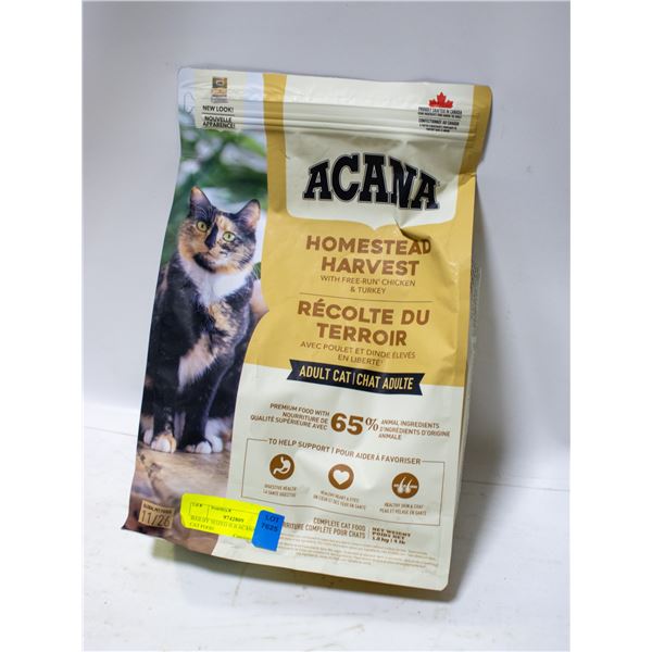 BAILIFF SEIZED 4LB ACANA ADULT CAT FOOD
