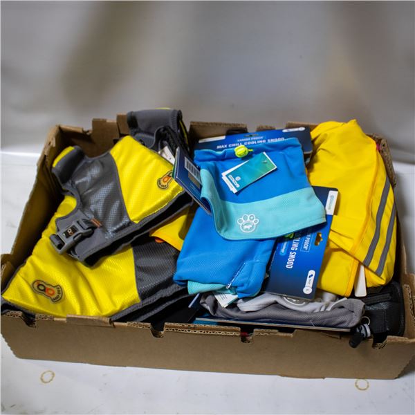 BAILIFF SEIZED: BOX OF GOO-EEZ DOG LIFE PRESERVERS
