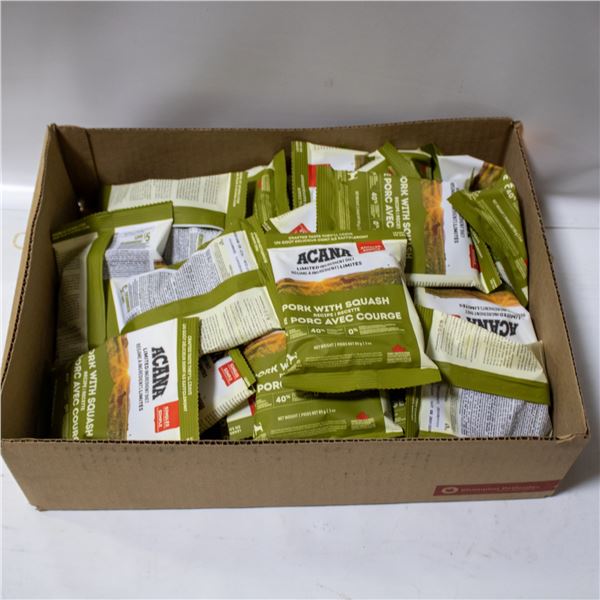 BAILIFF SEIZED: SAMPLES OF ACANA LIMITED