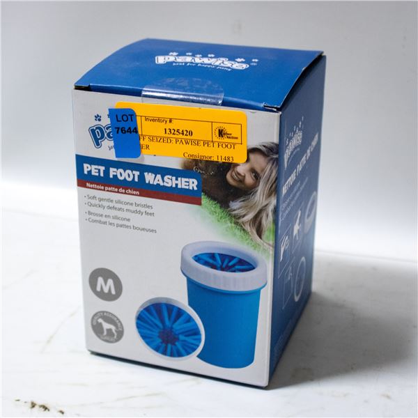 BAILIFF SEIZED: PAWISE PET FOOT WASHER
