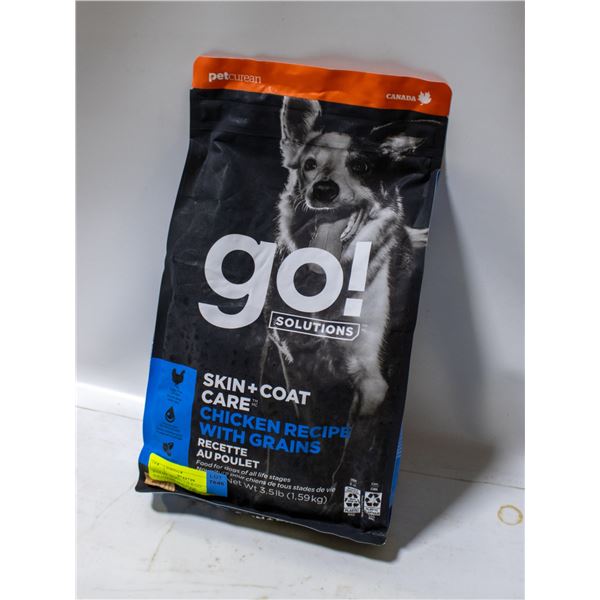 BAILIFF SEIZED 3.5LB GO! SOLUTIONS DOG FOOD