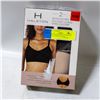 Image 1 : NEW 2 PACK OF HALSTON WOMENS MEDIUM SEAMLESS BRAS