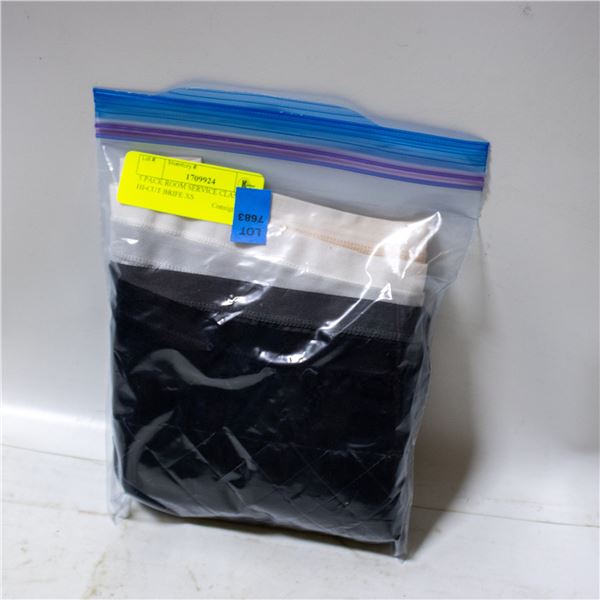 5 PACK ROOM SERVICE CLASSIC FIT HI-CUT BRIFE XS