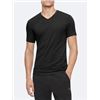 Image 1 : 2 PACK CALVIN KLEIN MEN'S BLACK V-NECK T-SHIRT XL