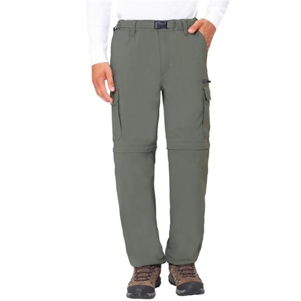 NEW BC CLOTHING CO. MEN'S CONVERTIBLE PANTS SIZE L