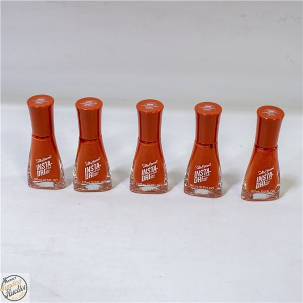 LOT OF 5 NEW NAIL POLISH