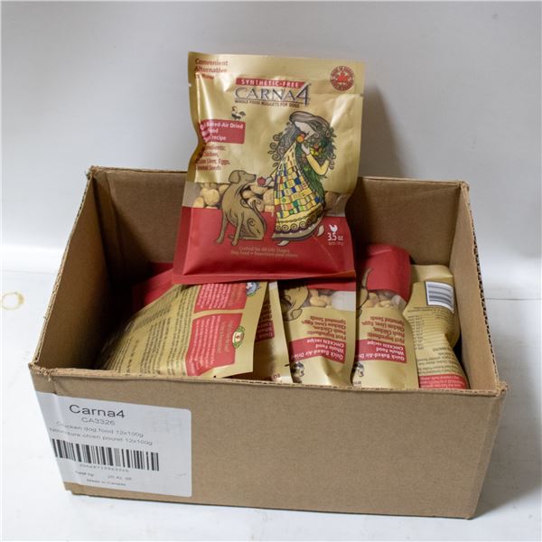 BAILIFF SEIZED: SAMPLES OF CARNA 4 DRY DOG FOOD
