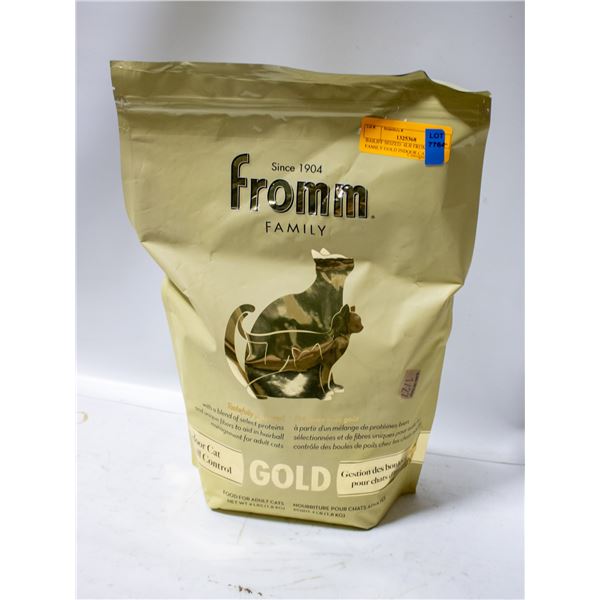 BAILIFF SEIZED: 4LB FROMM FAMILY GOLD INDOOR CAT