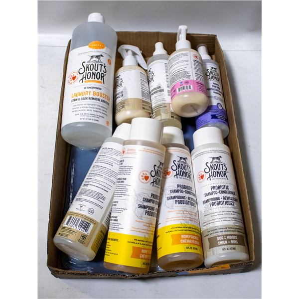BAILIFF SEIZED: SCOUTS HONOR PET CLEANING PRODUCTS