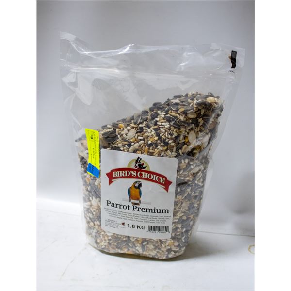 BAILIFF SEIZED 1.6KG BIRDS CHOICE PARROT