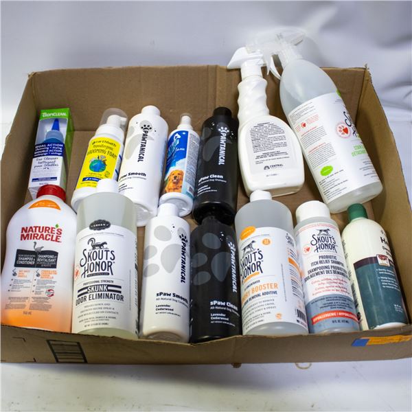 BAILIFF SEIZED: LOT OF PET SAFE CLEANING PRODUCTS