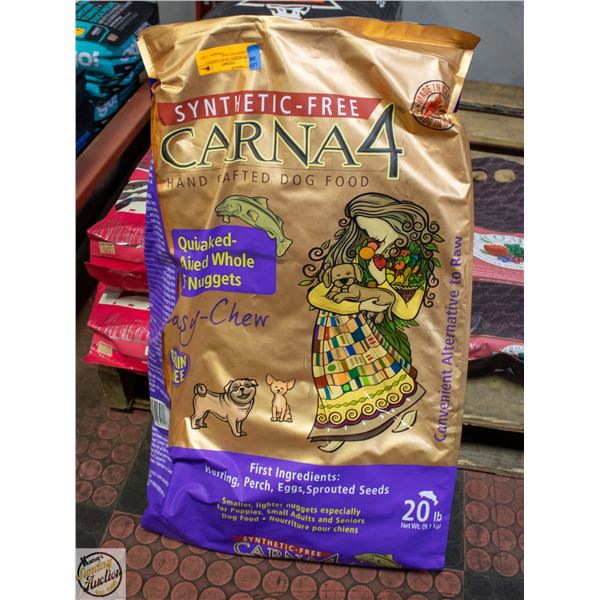 BAILIFF SEIZED: 20LB CARNA4 HAND CRAFTED DOG